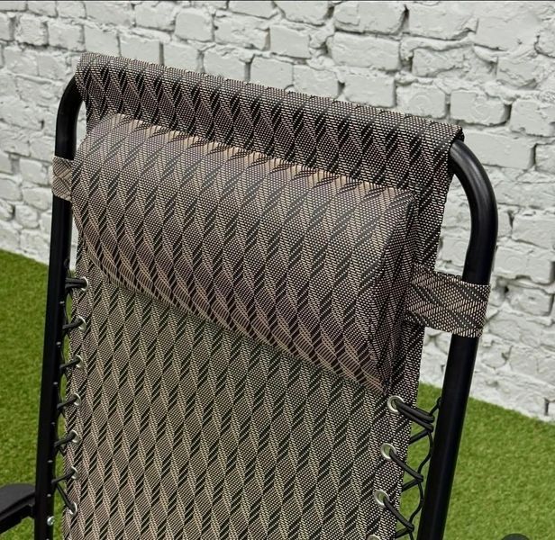 Розкладне крісло шезлонг Zero Gravity Premium Plaid, до 150кг LB-ZGC-G2-PLD фото