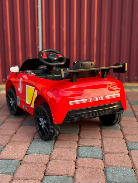 Дитячий спортивний електромобіль кабріолет PRIMA CAR Cabrio 6V 5A, з пультом керування, Червоний G1405 фото